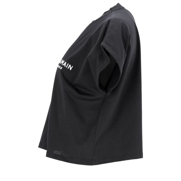 Balmain Crop Top in Black